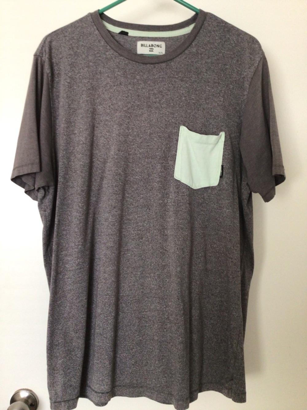 Billabong Mens Heather Zenith Crew Pocket Tee - XL